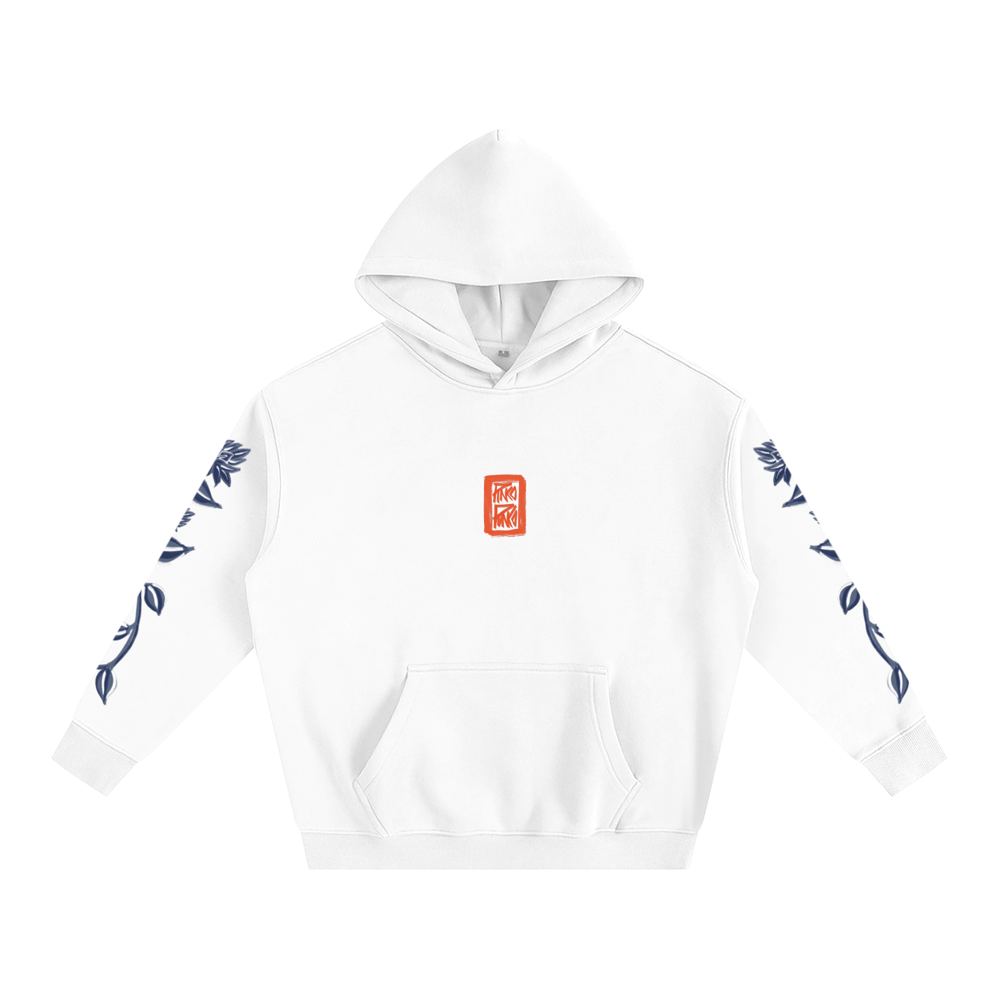 Phoenix and Dragon (Chinese Pottery) - Oversized Hoodie