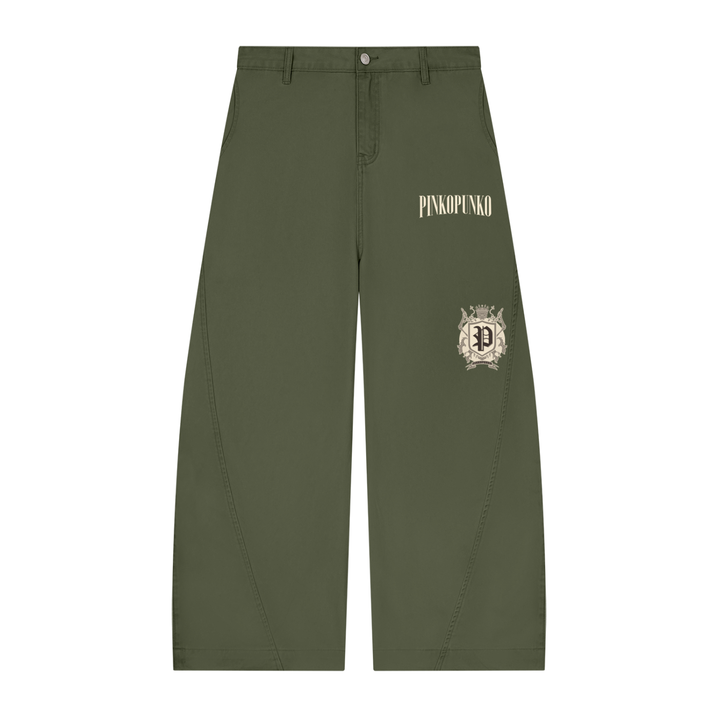 Iconic - Panel Barrel Leg Pants