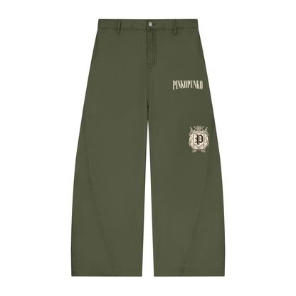 Iconic - Panel Barrel Leg Pants