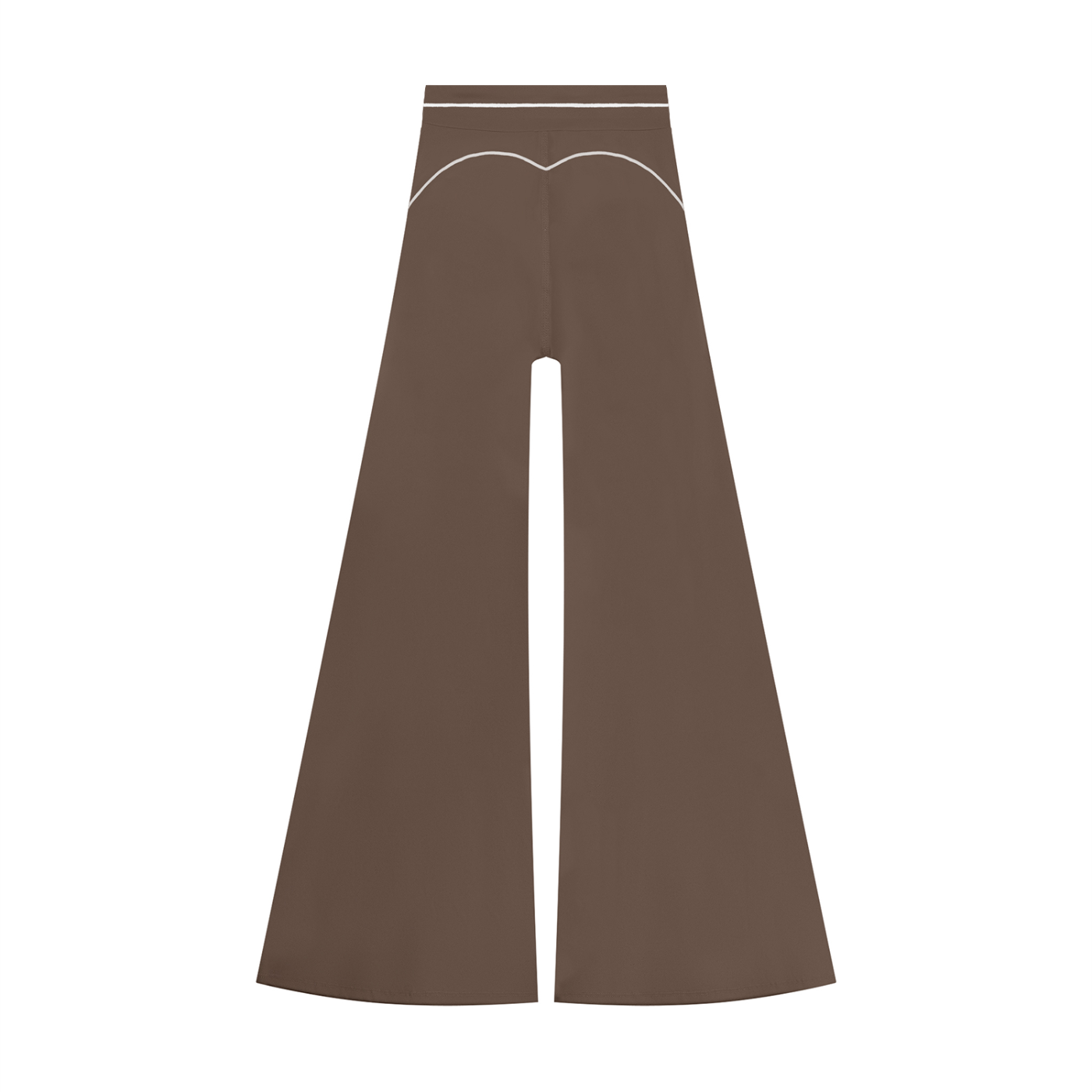 26 Essential - High Rise Topstitching Flared Leggings