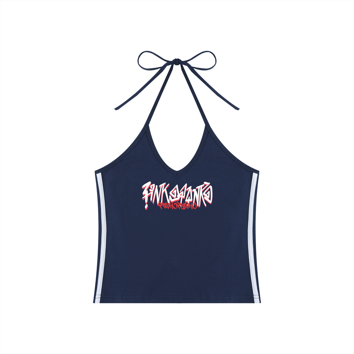 Graffiti - Halter Crop Tank Top