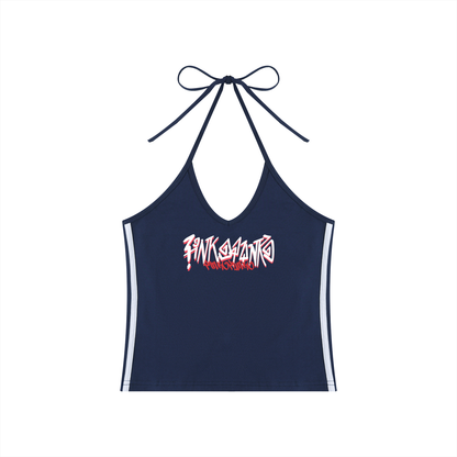 Graffiti - Halter Crop Tank Top