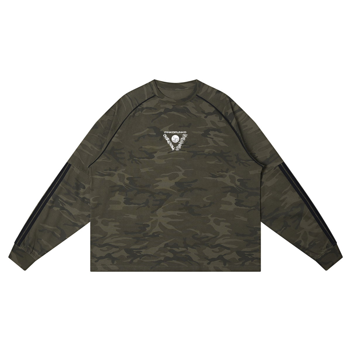 Iconic - Camo Loose Long Sleeve T-Shirt