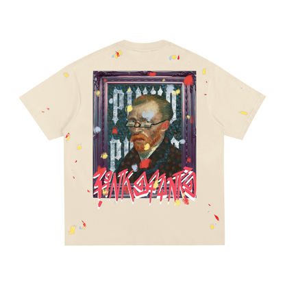 Vincent Van Goh Up (Remastered) - Paint Splatter T-Shirt