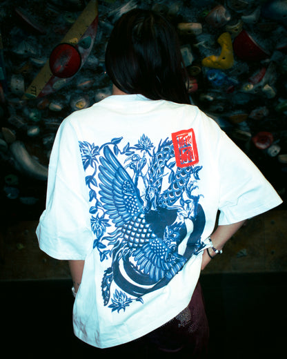 Phoenix and Dragon (Chinese Pottery) - Boxy Tee