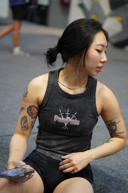Snake And Lilies - Washed Singlet