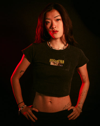 The Fallen Climber - Washed Crop Tee