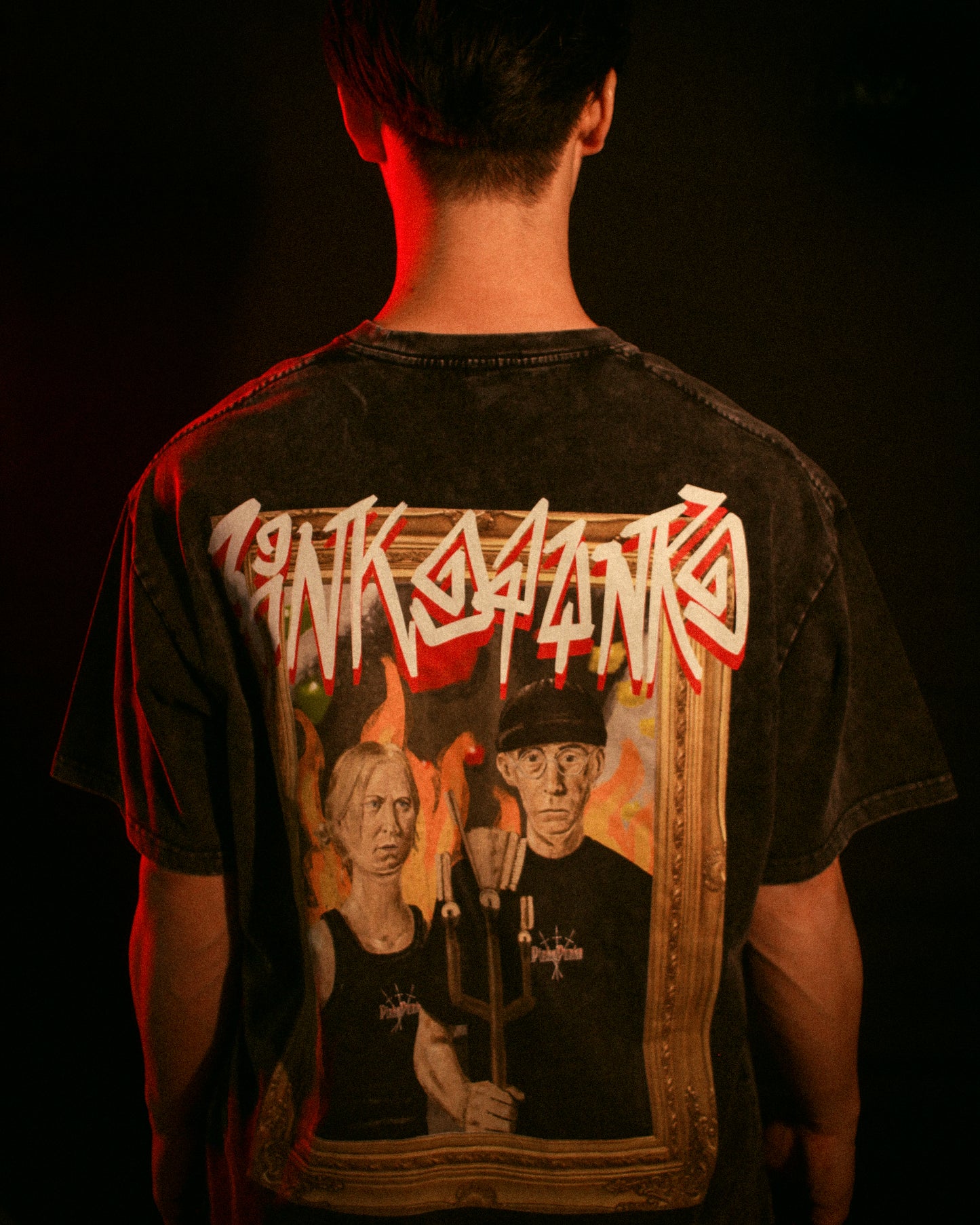 Climber's Gothic - Oversized Washed Tee