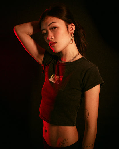 The Fallen Climber - Washed Crop Tee