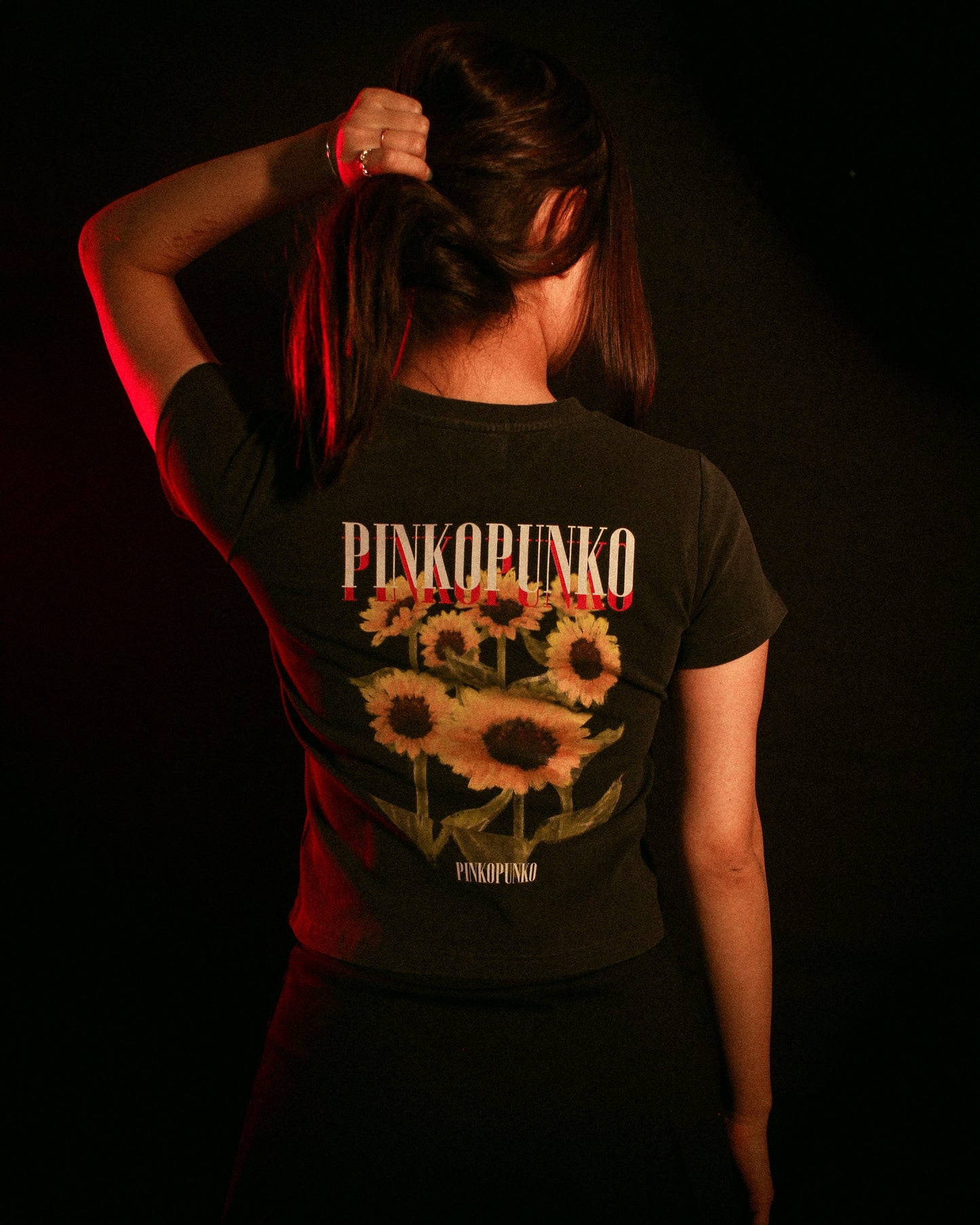 Summer Sunflowers - Washed Slim Fit Tee