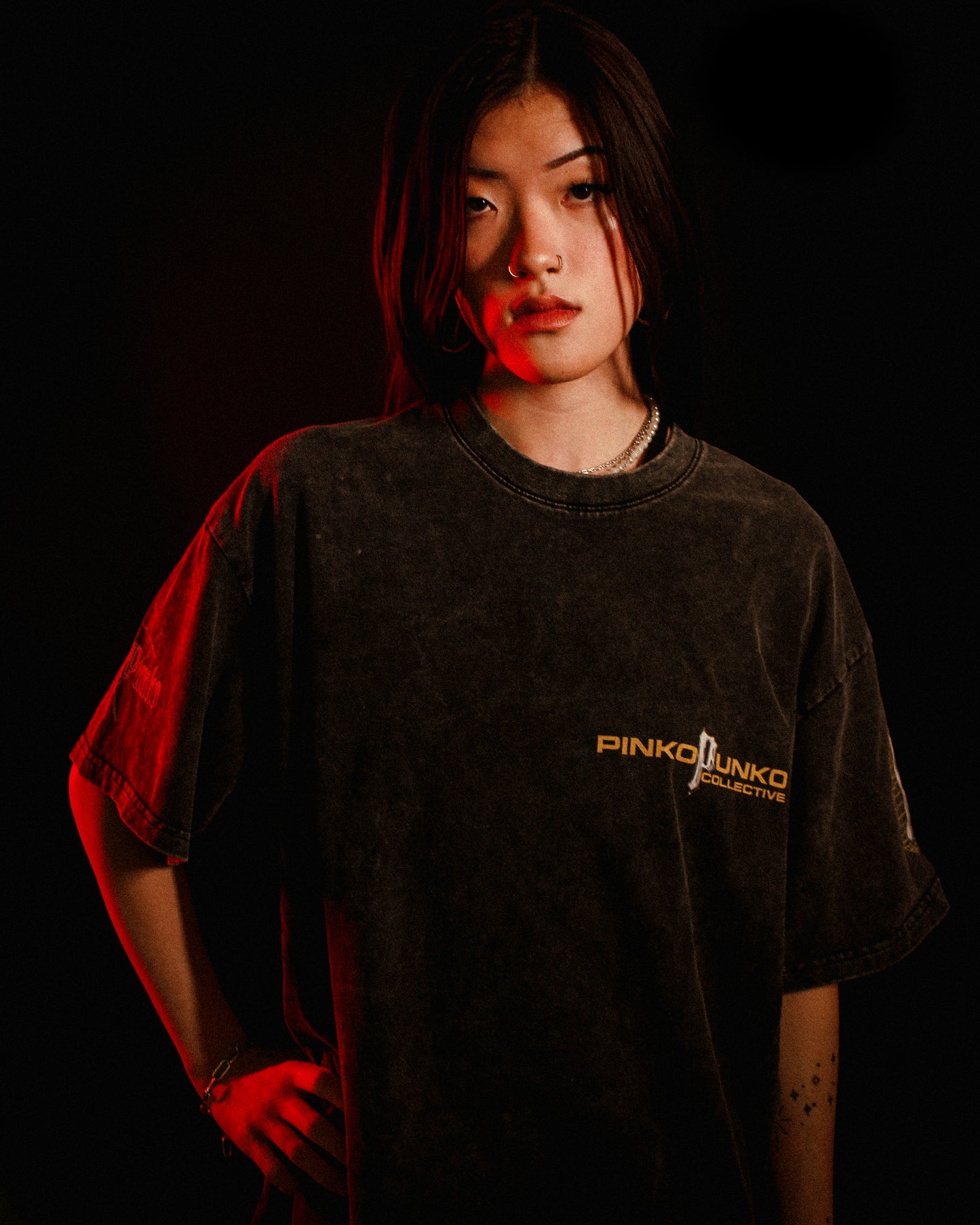 The Art in Motion - Oversized Washed Tee
