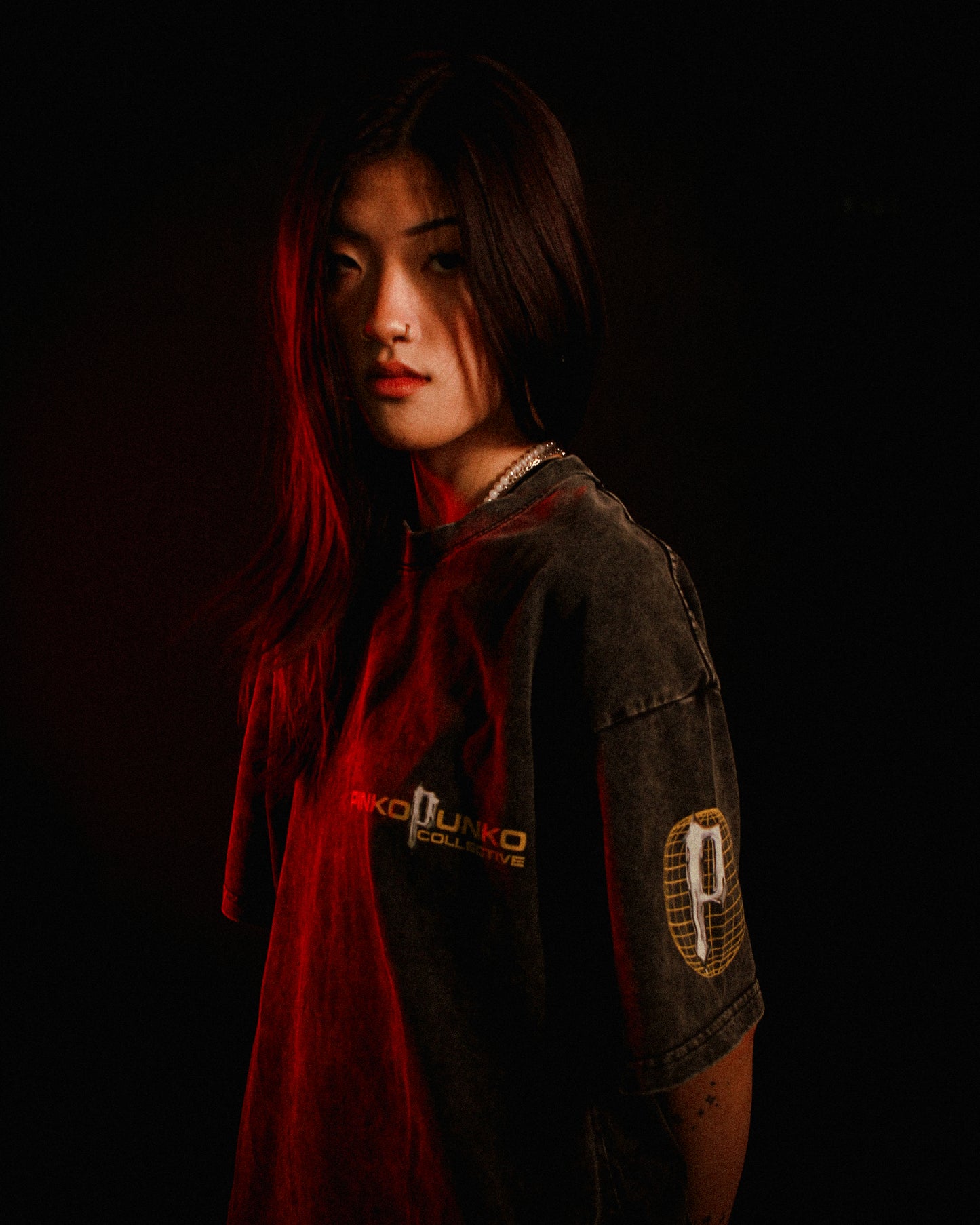 The Art in Motion - Oversized Washed Tee