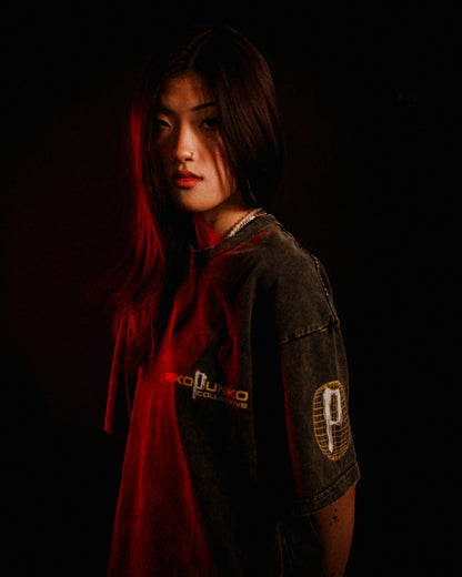 The Art in Motion - Oversized Washed Tee