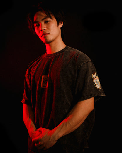 Buddha's Enlightenment - Oversized Washed Tee