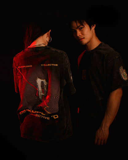 The Art in Motion - Oversized Washed Tee