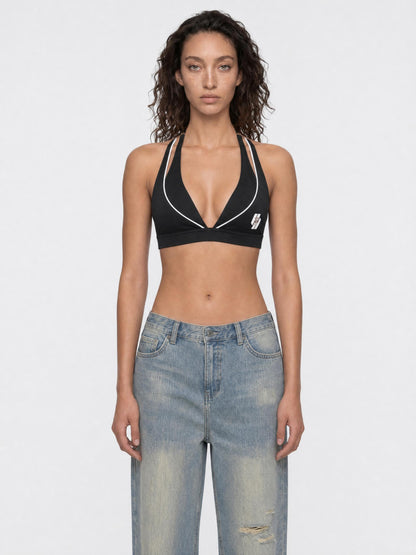 26 Essentials - Halter Neck Sports Bra