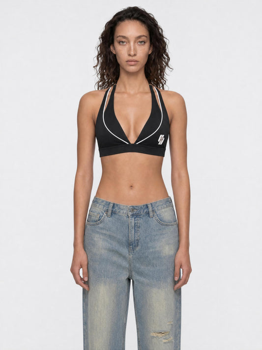 26 Essentials - Halter Neck Sports Bra
