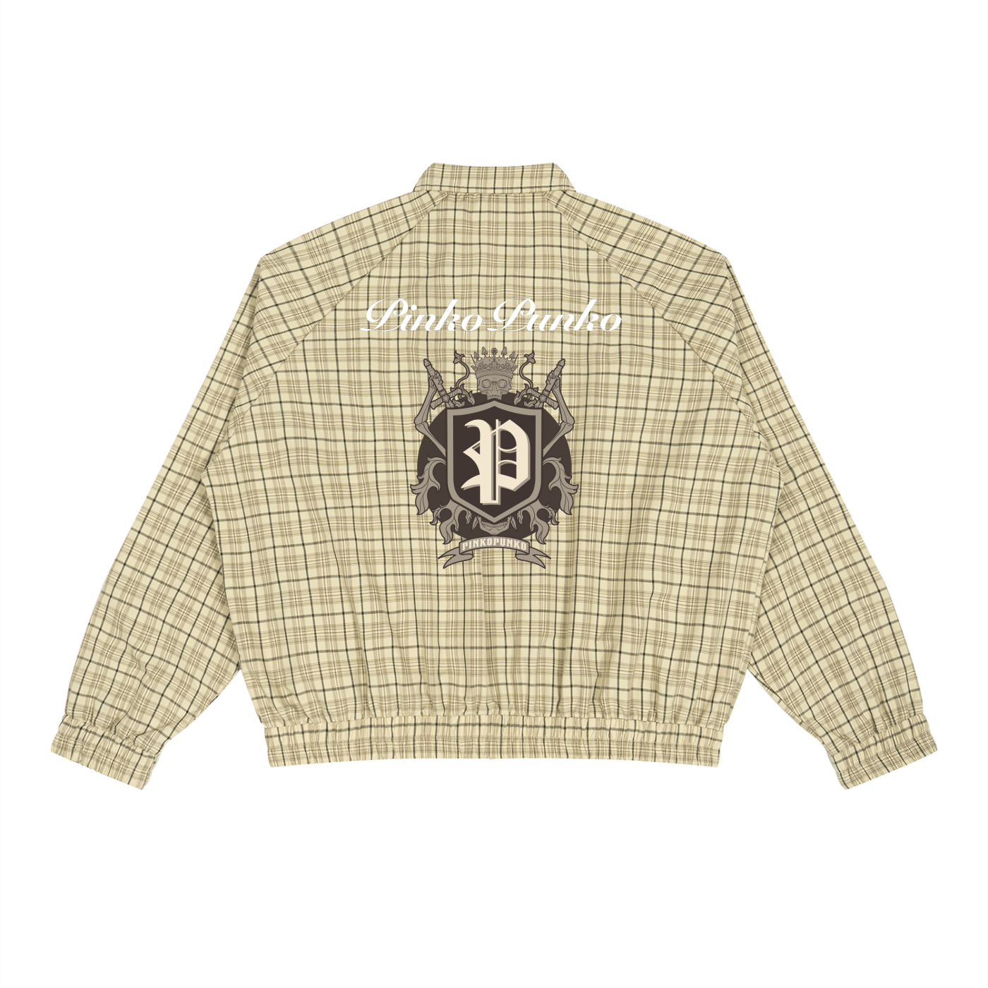 Staples - Plaid Full-Zip Track Jacket