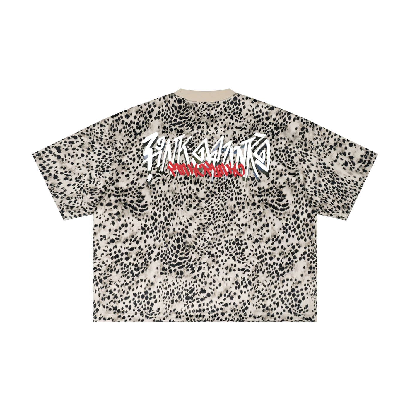 Meow - Leopard Boxy Tee