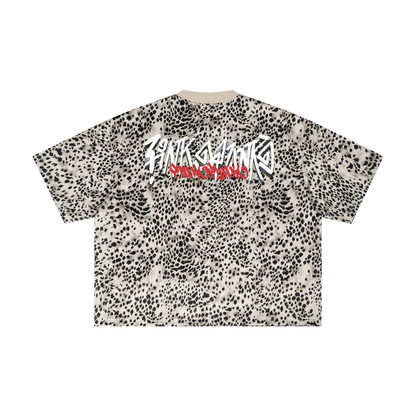 Meow - Leopard Boxy Tee
