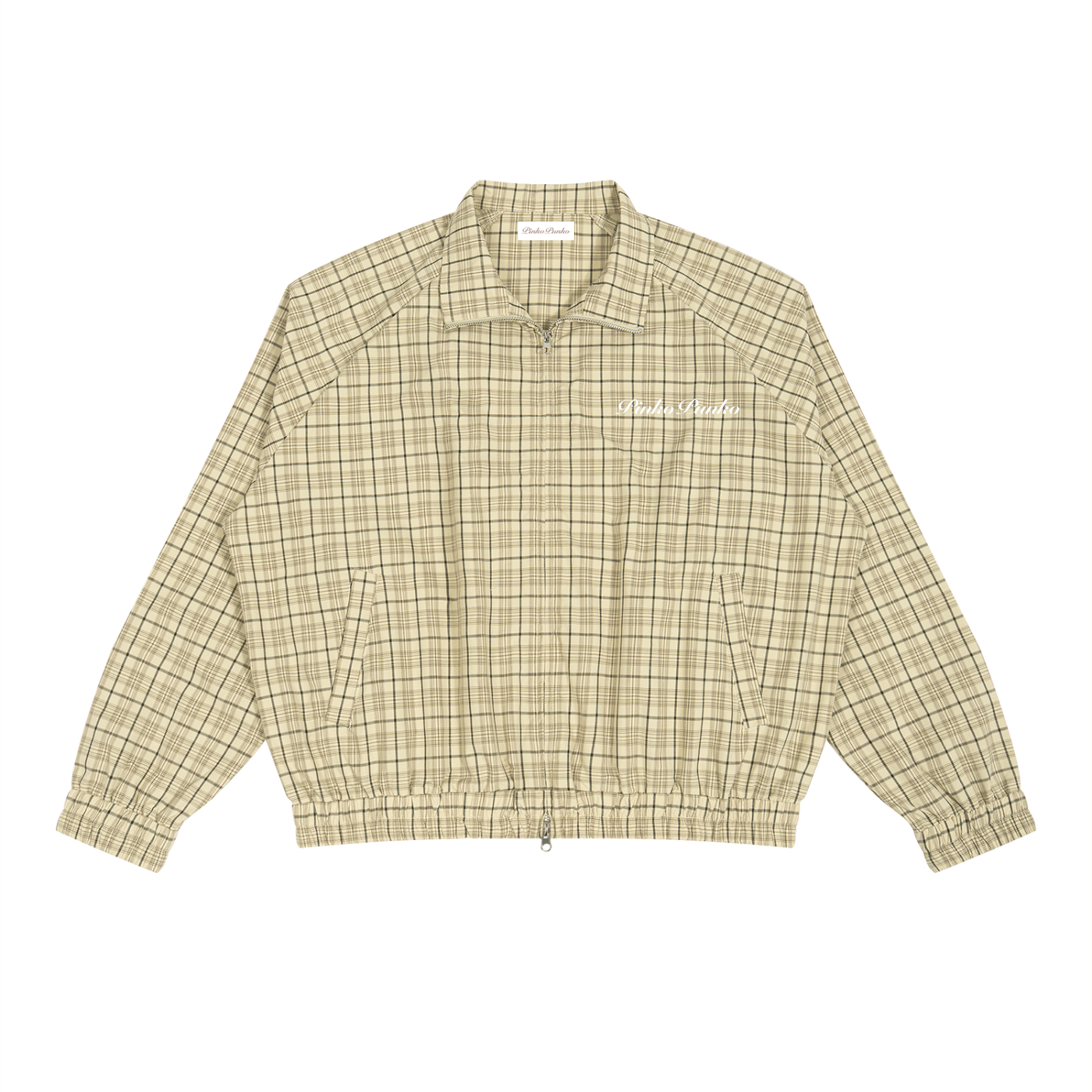 Staples - Plaid Full-Zip Track Jacket