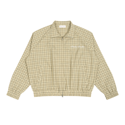 Staples - Plaid Full-Zip Track Jacket