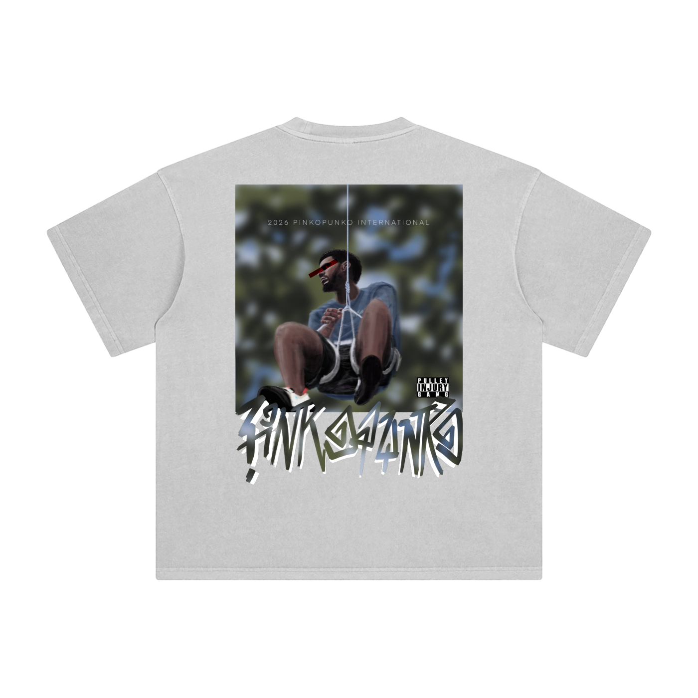 Neighbours think I'm selling chalk - Enzyme Washed Tee