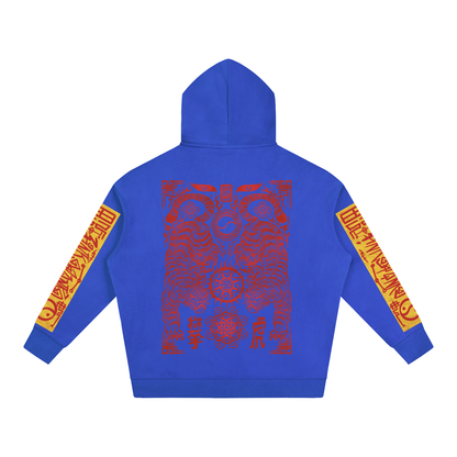 Bujeok (부적) Korean Talisman - Oversize Fleeced Hoodie