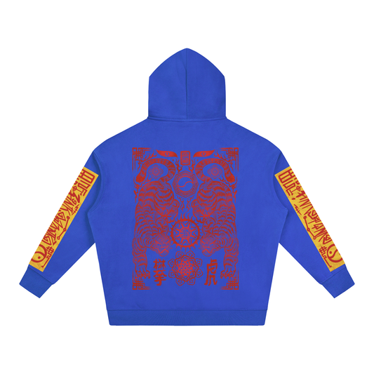 Bujeok (부적) Korean Talisman - Oversize Fleeced Hoodie