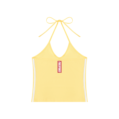 Graffiti - Halter Crop Tank Top