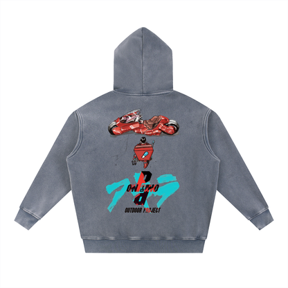 Akira Outdoor Project - Oversized Washed Hoodie