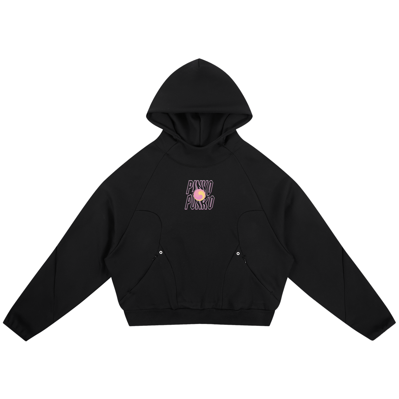 Bohemian Love - Curved Panel Raglan Hoodie