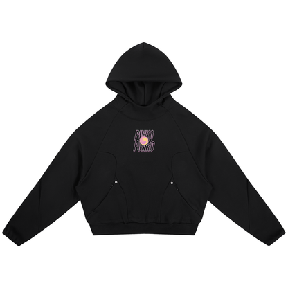 Bohemian Love - Curved Panel Raglan Hoodie