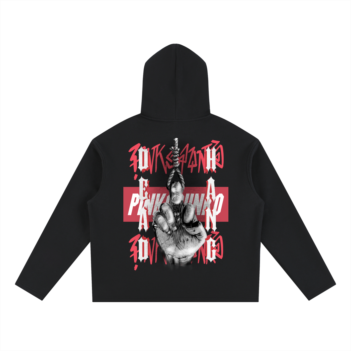Dead Hang - Oversized Drawstring Hoodie