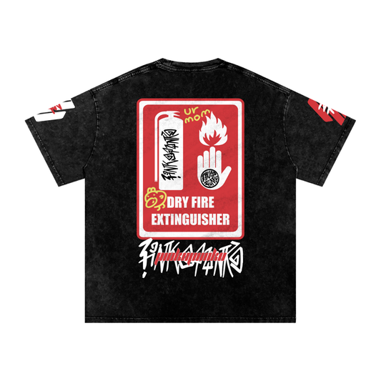 Dry Fire Extinguisher - Washed Oversized Tee