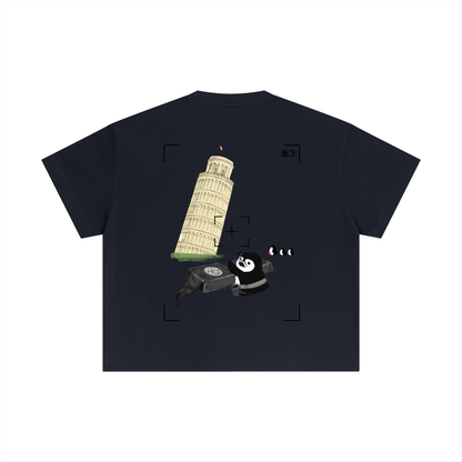 DinkoDunko: Spotting Pisa - Essential Boxy Tee