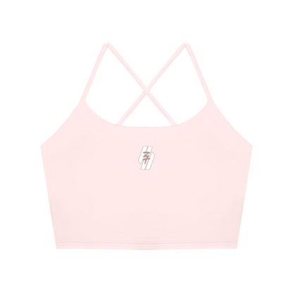 26 Essential - Women's Ruched Cropped Tank Top
