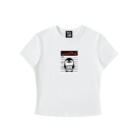 Wonted Dinko Dunko - Bodycon Crewneck Tee
