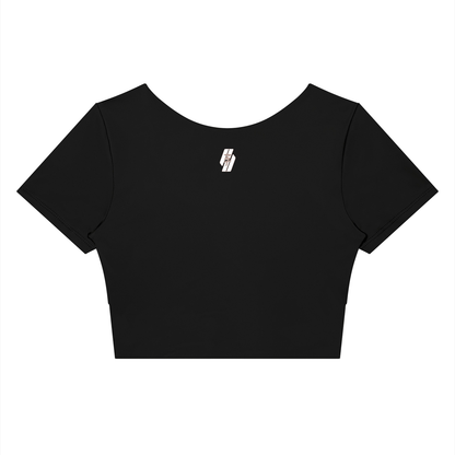 26 Essential - Women's Panelled Crop T-Shirt