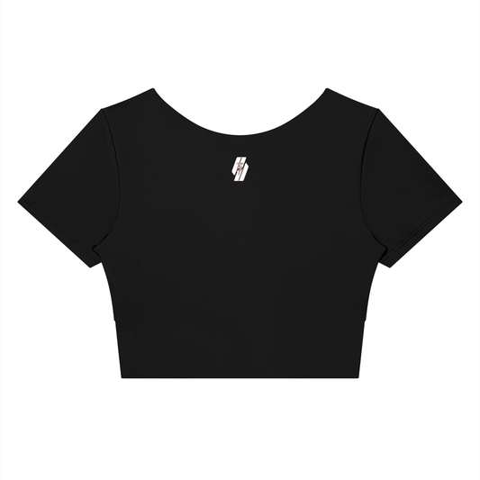 26 Essential - Women's Panelled Crop T-Shirt