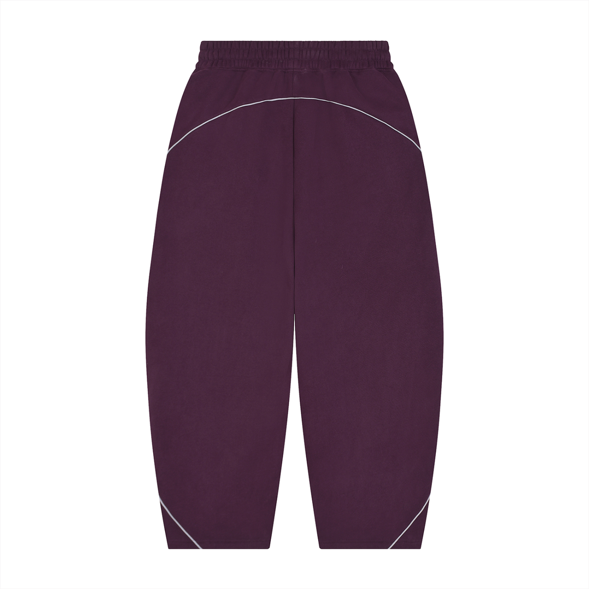 Iconic - Unisex Piping Fleece Barrel Leg Sweatpants