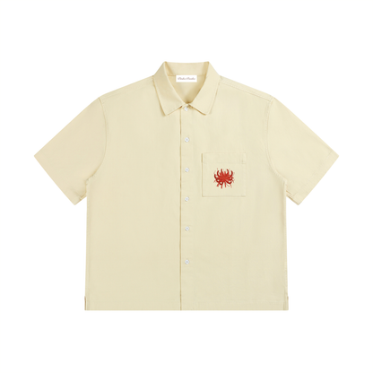 SpiderLily - Boxy Patch Pocket Shirt