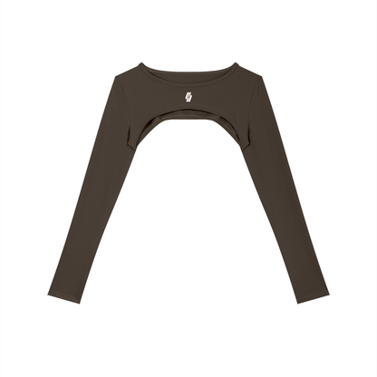 26 Essential - Cutout Long Sleeve Shrug