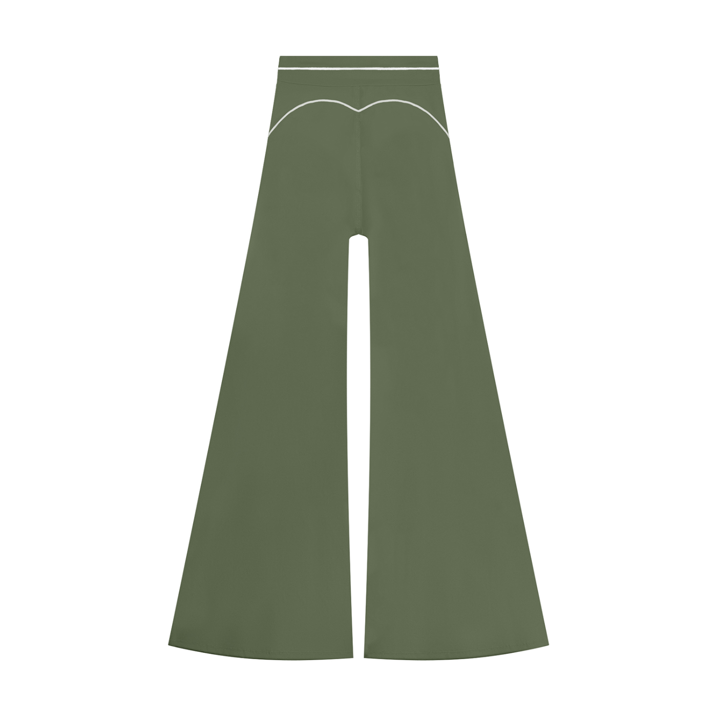 26 Essential - High Rise Topstitching Flared Leggings