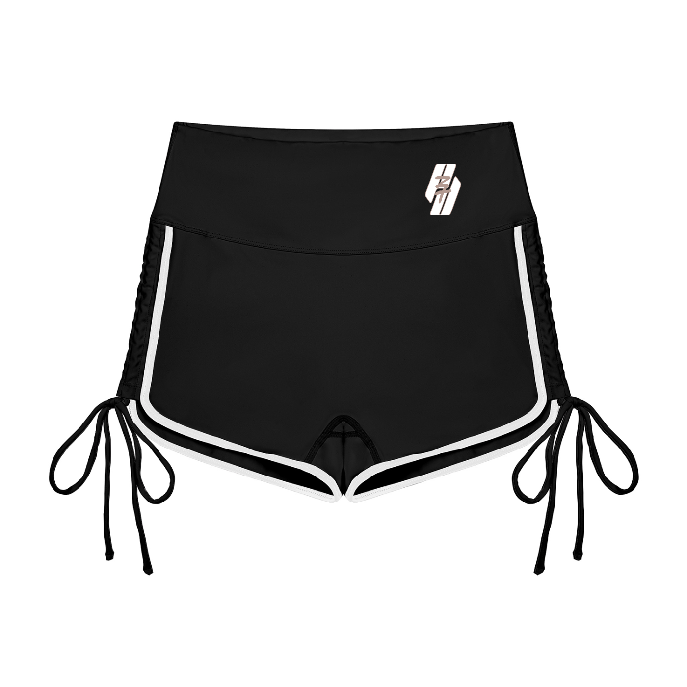 26 Essential - Women’s Color Block High Waisted Shorts