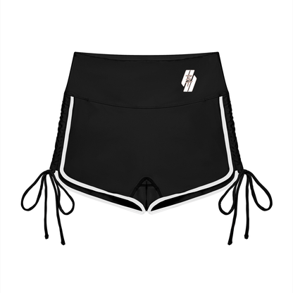 26 Essential - Women’s Color Block High Waisted Shorts