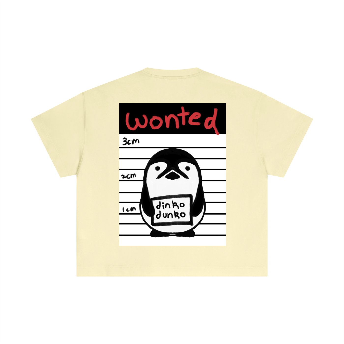 DinkoDunko: Wonted for Stealing Beta - Essential Boxy Tee