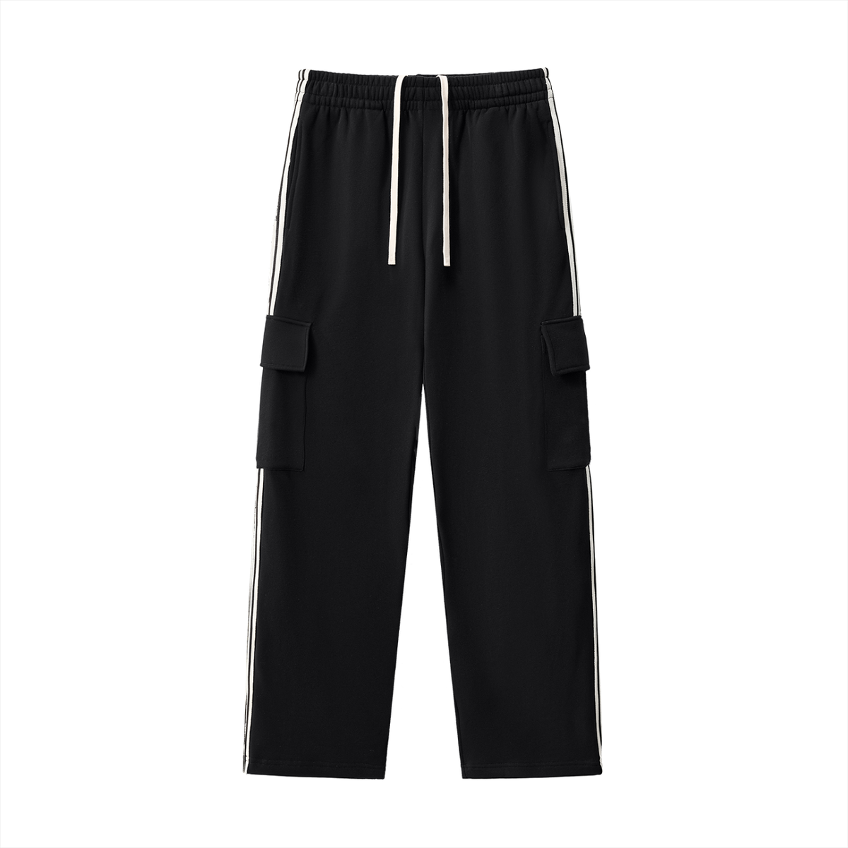 Iconic - Side Stripe Straight-Leg Pants