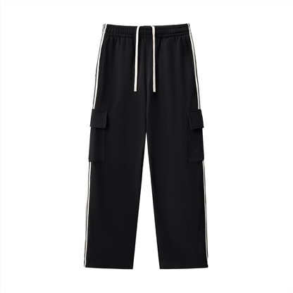 Iconic - Side Stripe Straight-Leg Pants