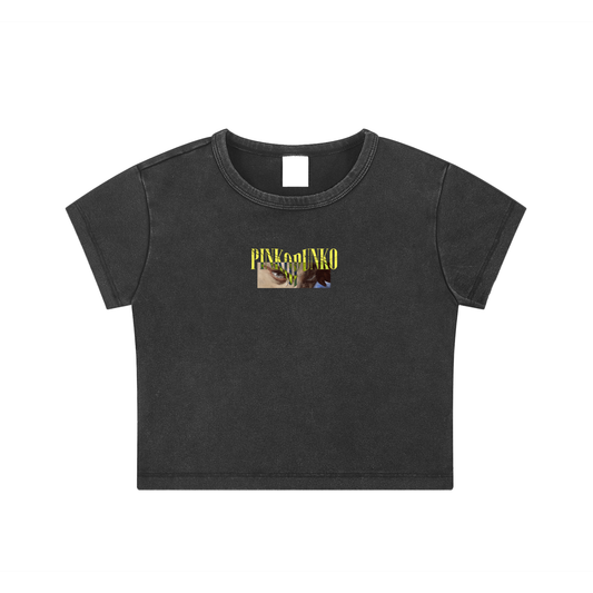 The Fallen Climber - Washed Crop Tee